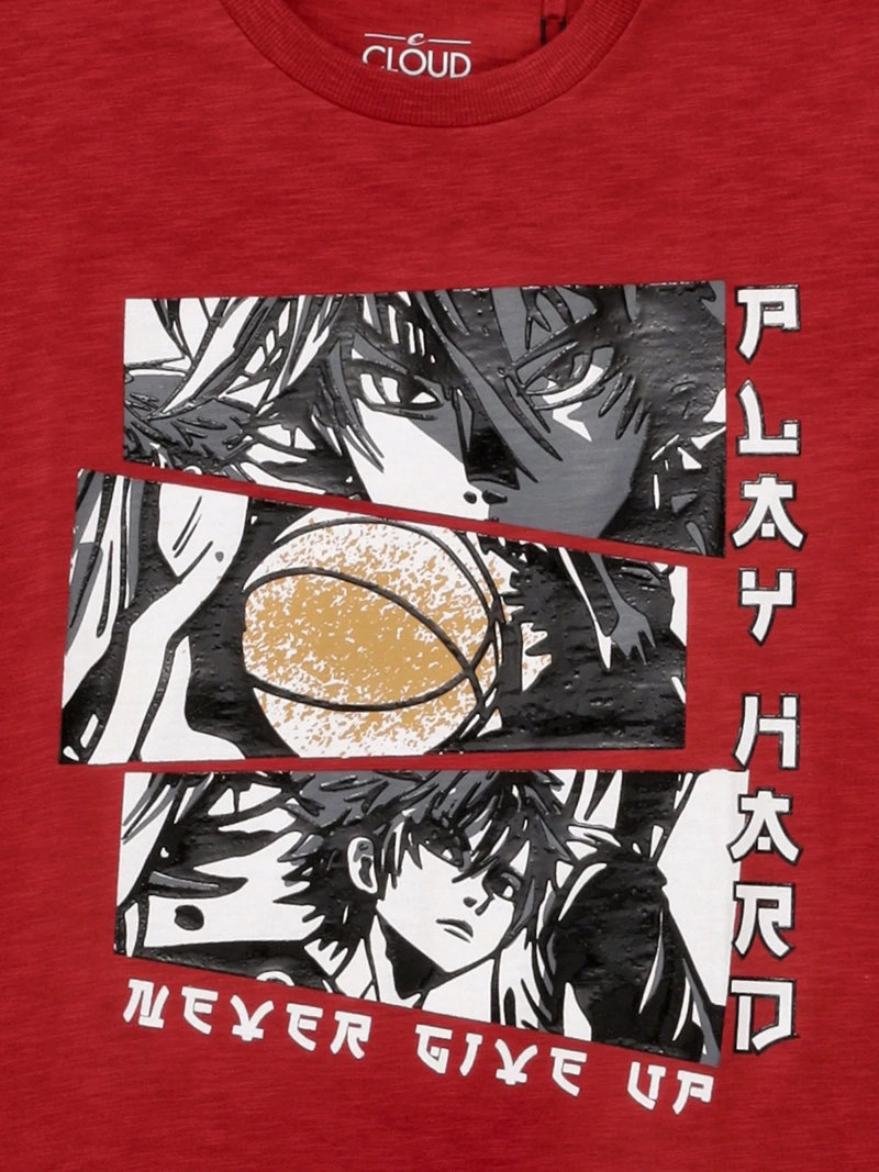 POLERA NIÑO CLOUDBREAK ALGODÓN MANGA CORTA - 5