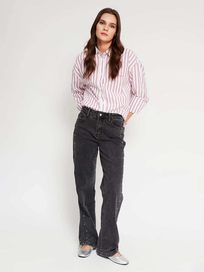 BLUSA MUJER PEPE JEANS ALGODÓN CAMISERA - 5