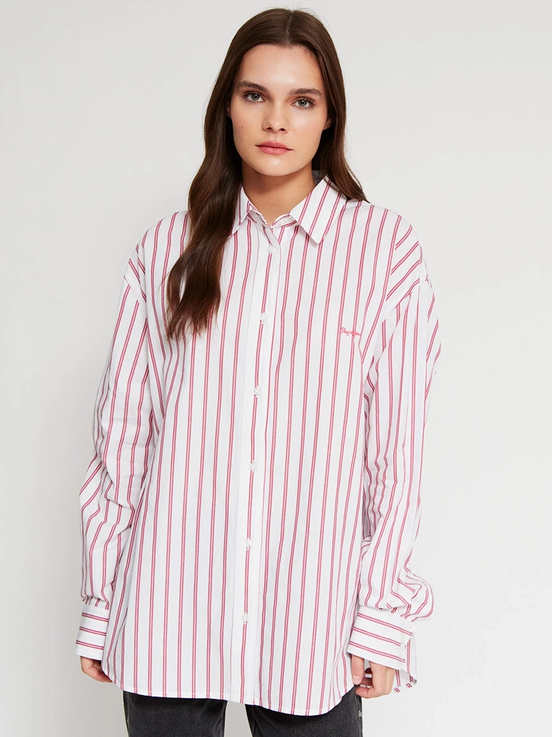 BLUSA MUJER PEPE JEANS ALGODÓN CAMISERA - 2