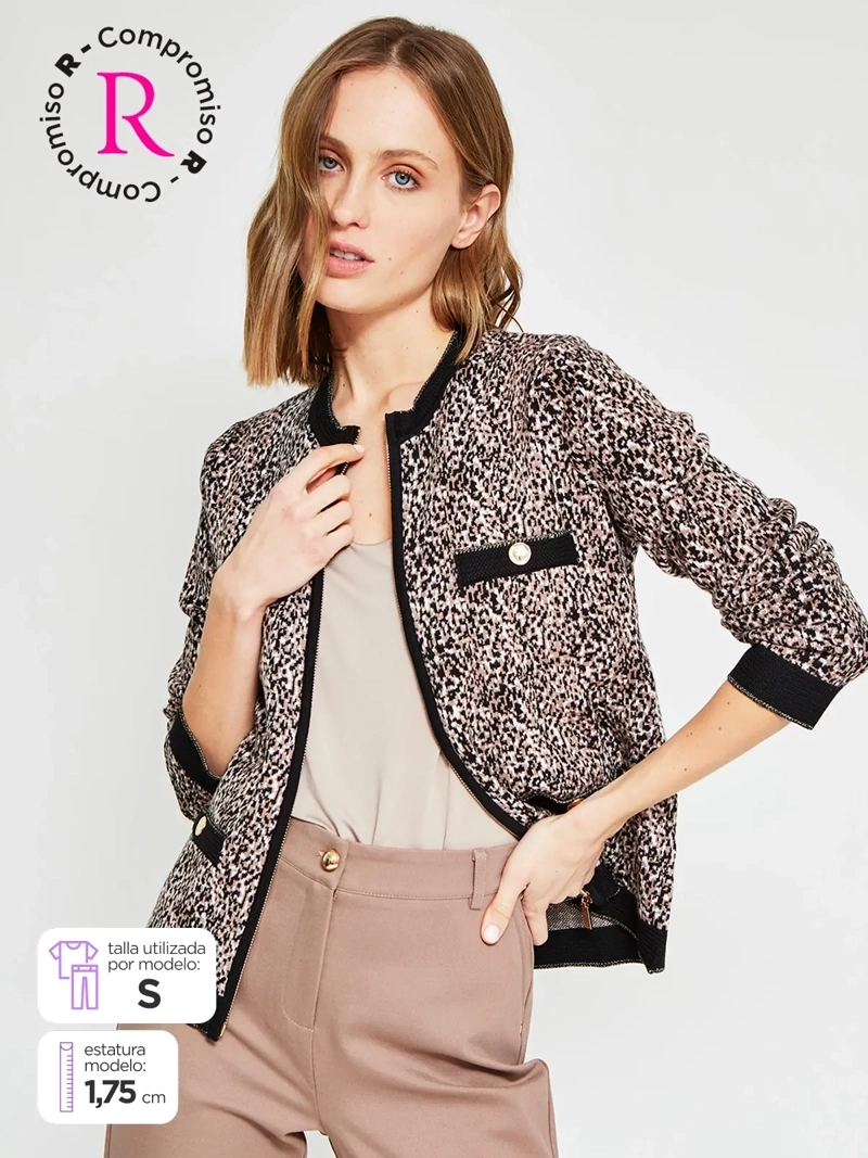 CARDIGAN MUJER CACHAREL CIERRE