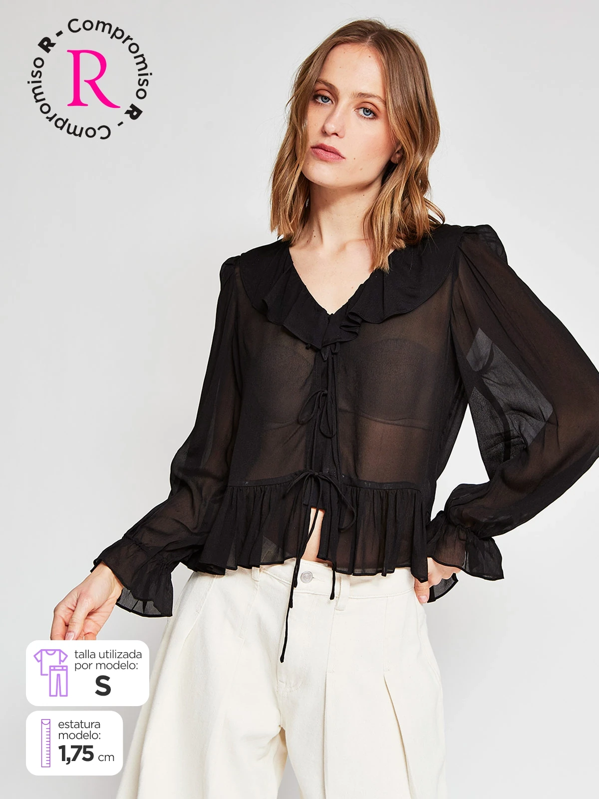 BLUSA MUJER MARQUIS LAZOS