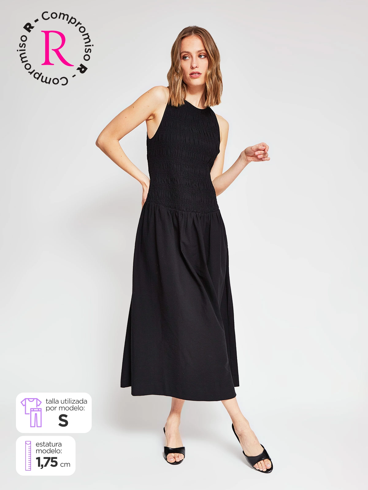 VESTIDO MUJER MARQUIS ALGODÓN VOLUMEN
