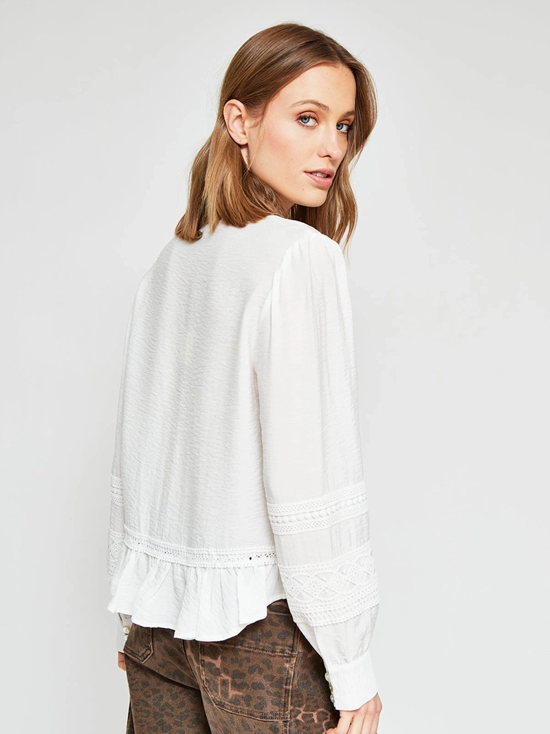 BLUSA MUJER TATIENNE MANGA LARGA VUELOS - 3