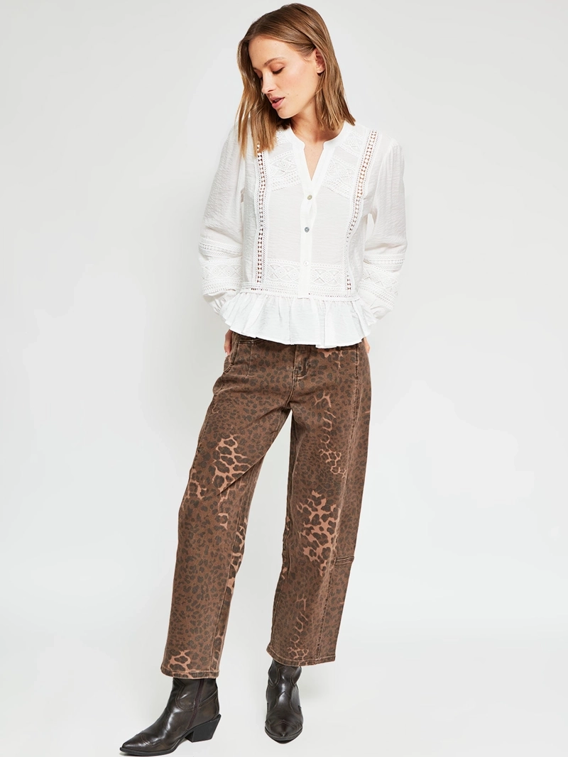 BLUSA MUJER TATIENNE MANGA LARGA VUELOS - 5