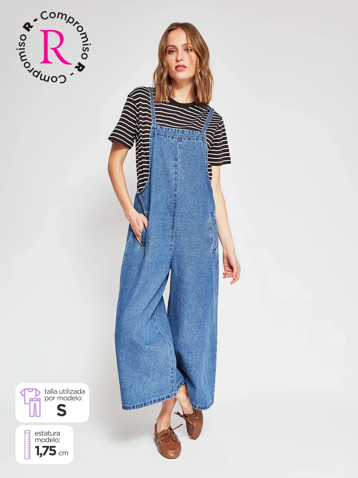 ENTERITO MUJER MARQUIS ALGODÓN DENIM - 1
