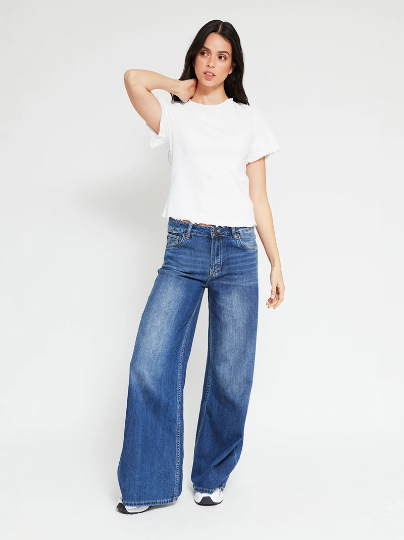 JEANS MUJER PEPE JEANS ALGODÓN WIDE LEG - 4