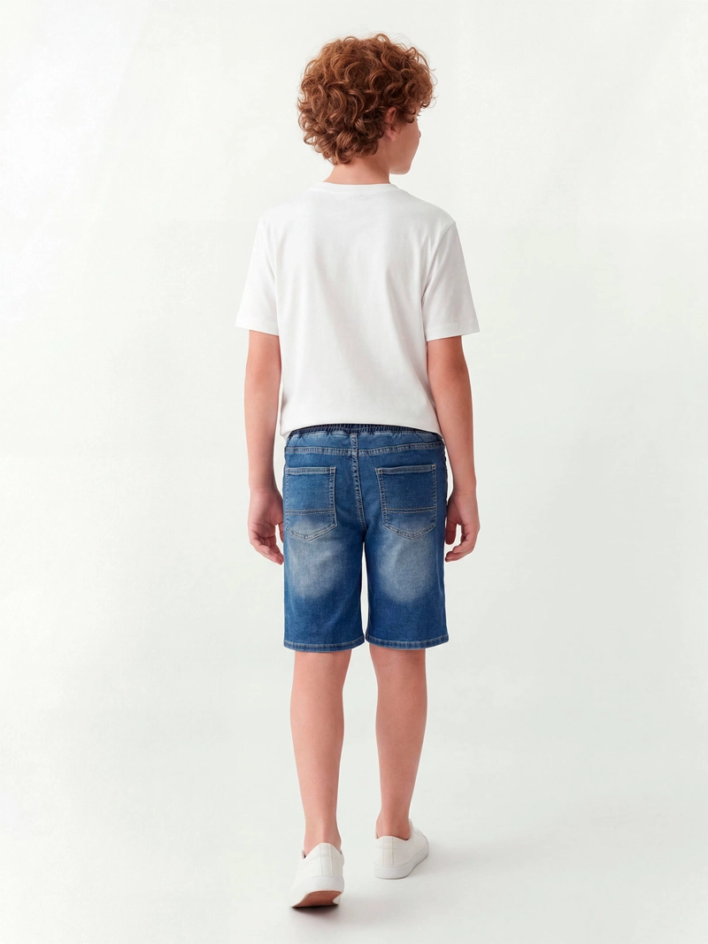SHORT NIÑO CLOUDBREAK ALGODÓN DENIM - 2
