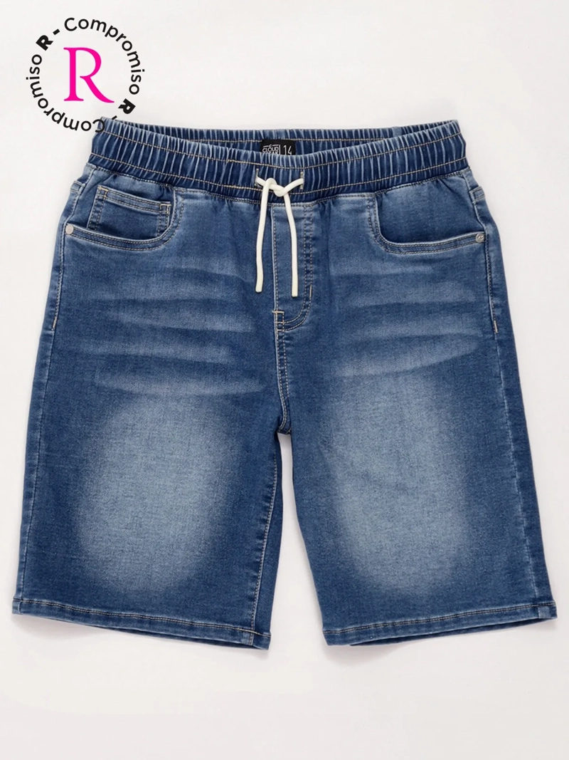 SHORT NIÑO CLOUDBREAK ALGODÓN DENIM - 3