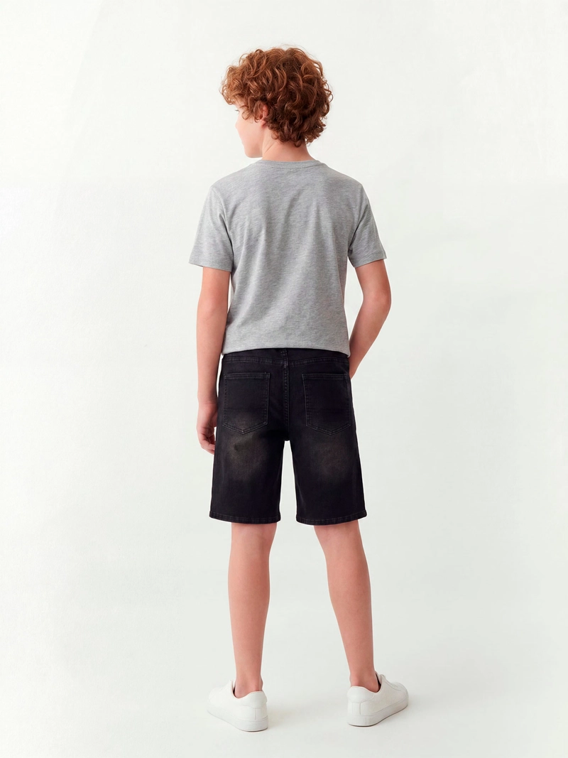 SHORT NIÑO CLOUDBREAK ALGODÓN DENIM - 2
