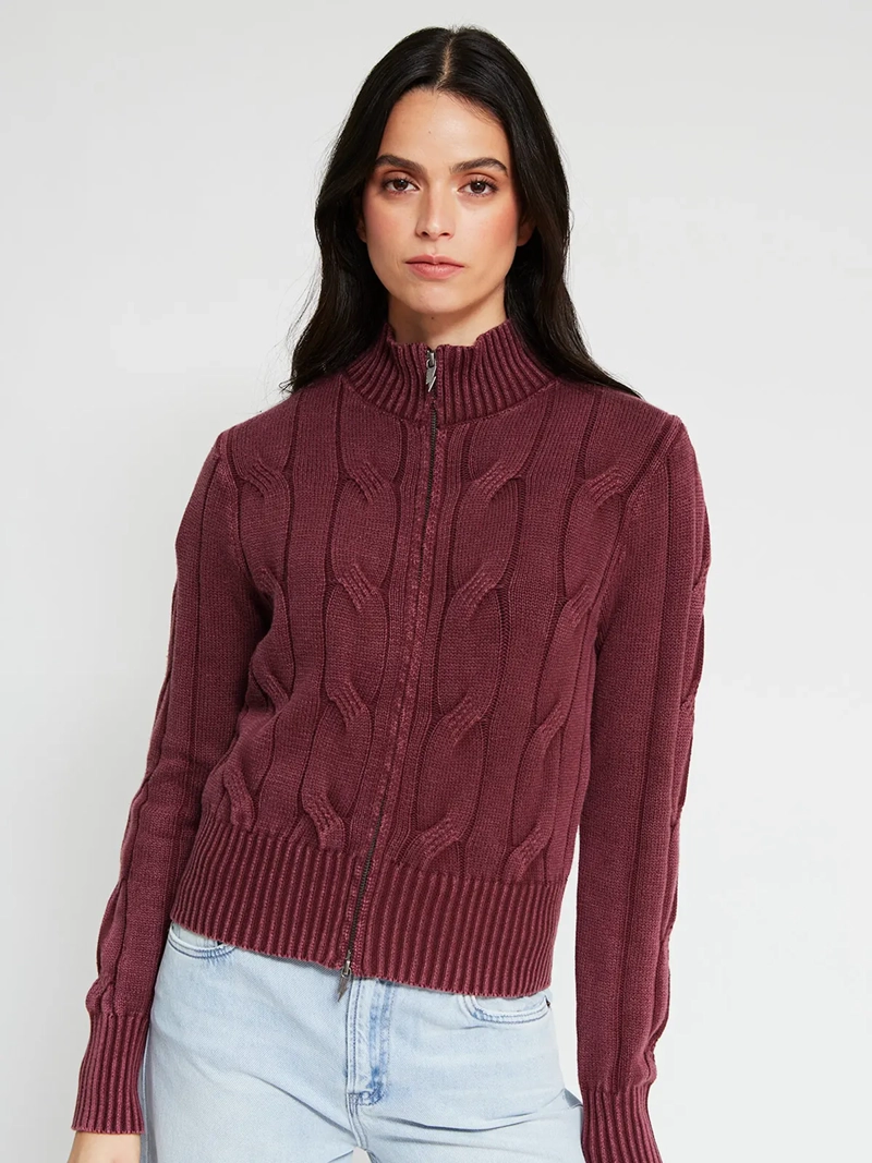 CHALECO MUJER BARBADOS ALGODÓN FULL ZIPPER - 2