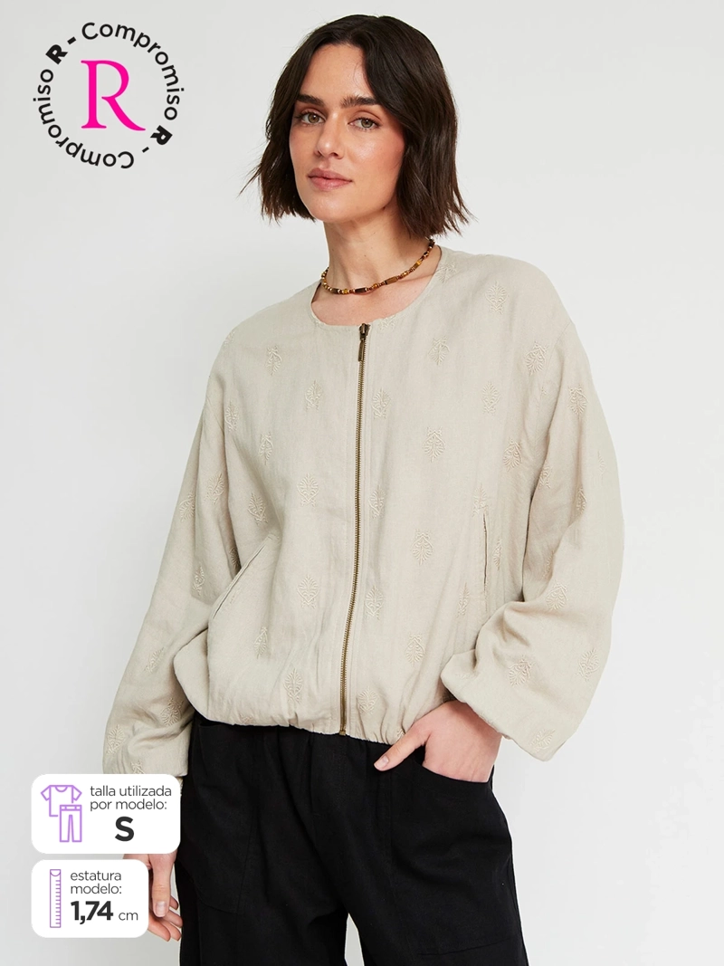 PANTALÓN MUJER TATIENNE LINO  - 1