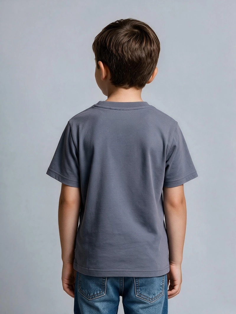 POLERA NIÑO HARVEST ALGODÓN MANGA CORTA - 2