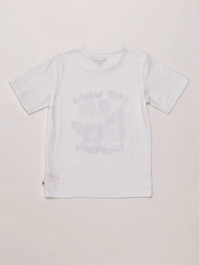 POLERA NIÑO HARVEST ALGODÓN MANGA CORTA - 4