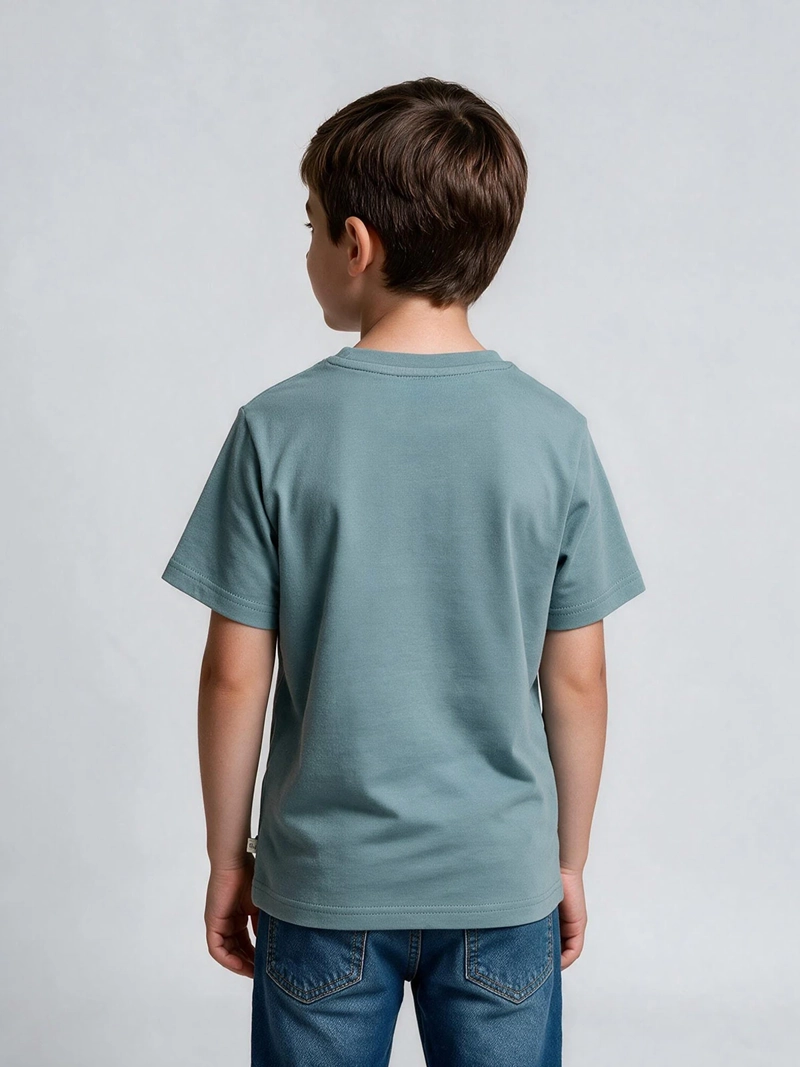 POLERA NIÑO HARVEST ALGODÓN MANGA CORTA - 2