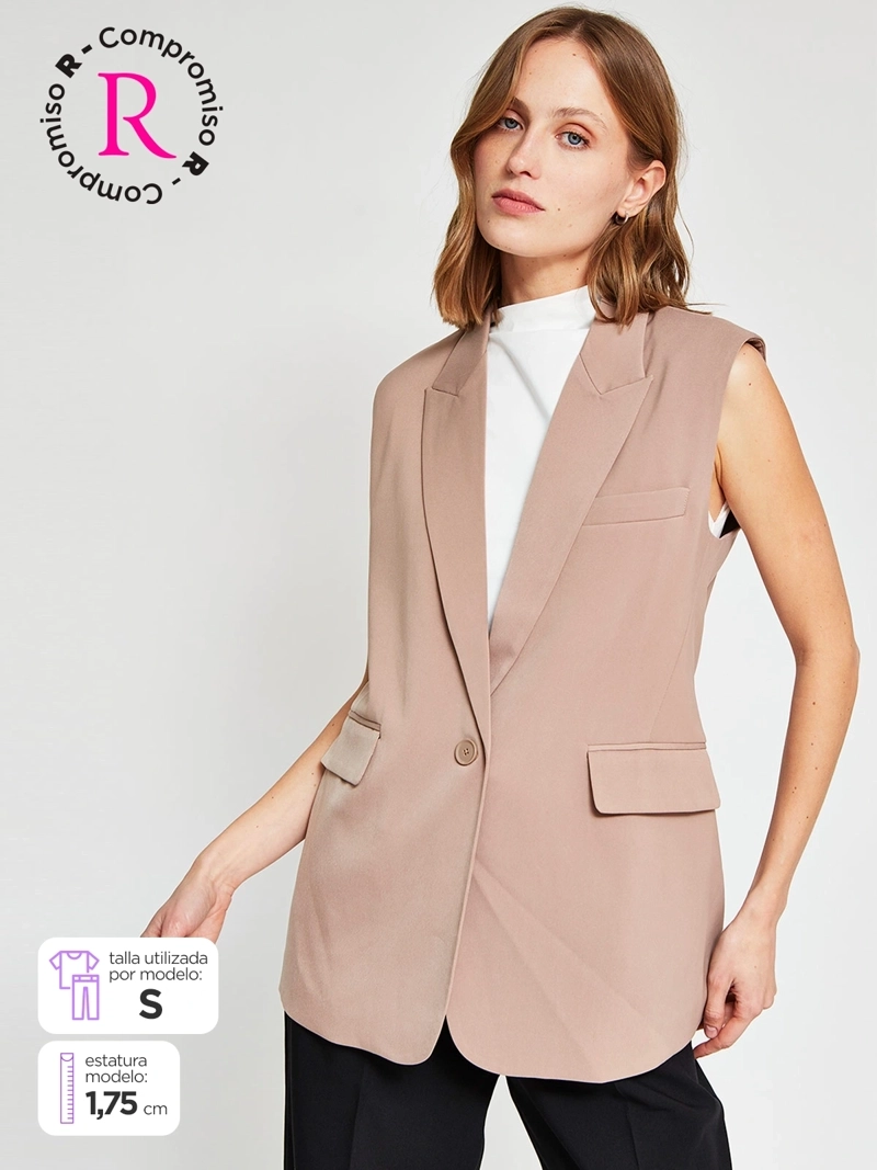 BLAZER MUJER MARQUIS SIN MANGAS - 1