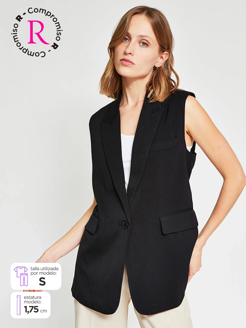 BLAZER MUJER MARQUIS SIN MANGAS - 1