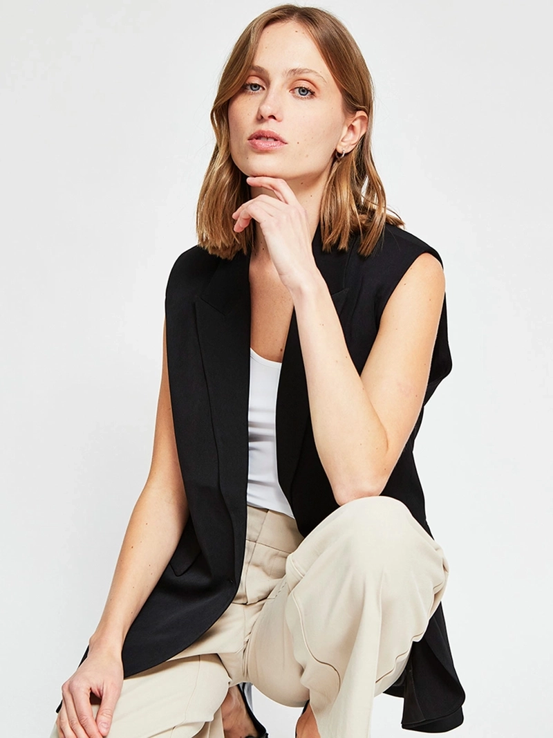 BLAZER MUJER MARQUIS SIN MANGAS - 4