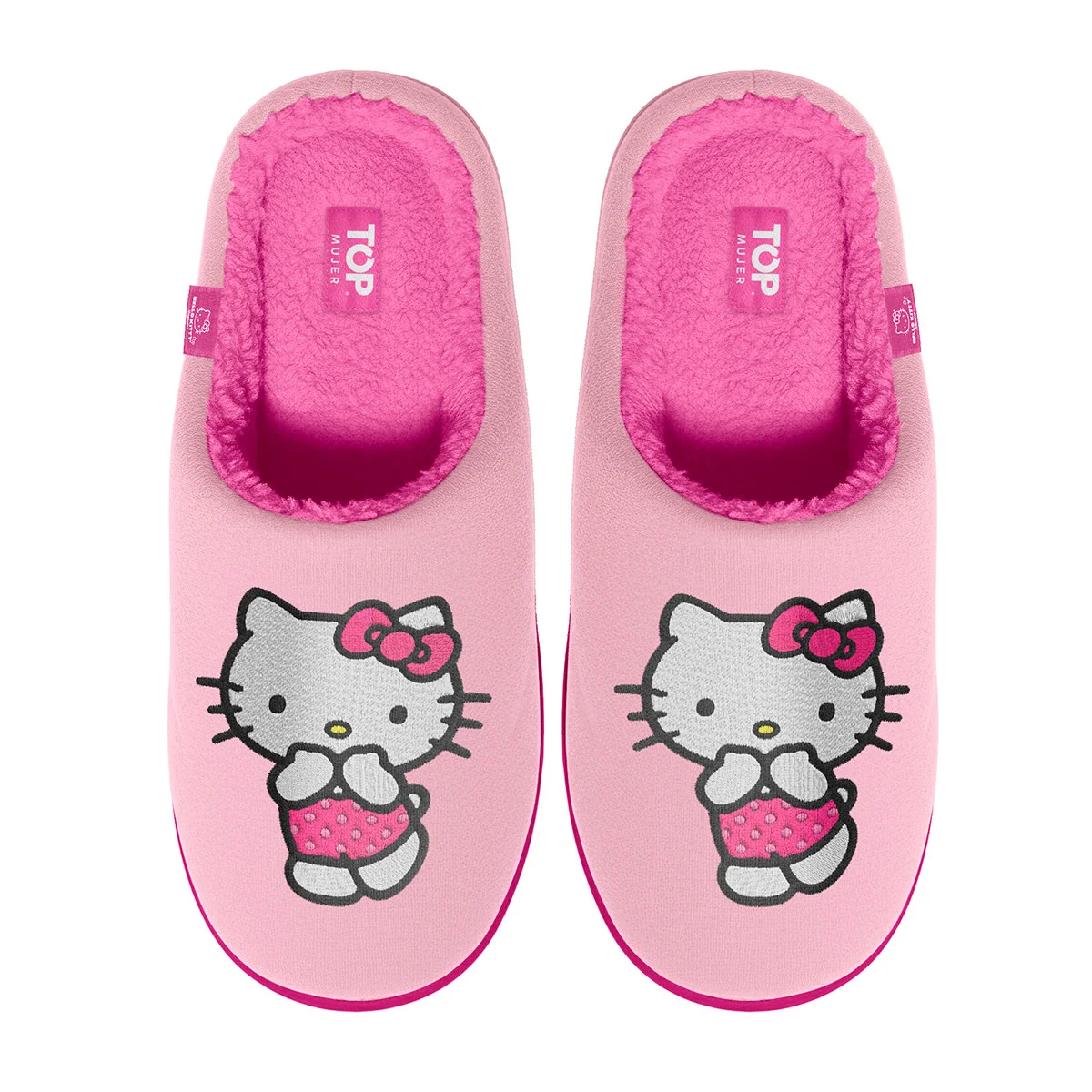 PANTUFLA MUJER TOP ROSADO