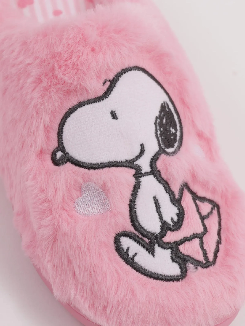 PANTUFLA MUJER SNOOPY ROSADA - 6