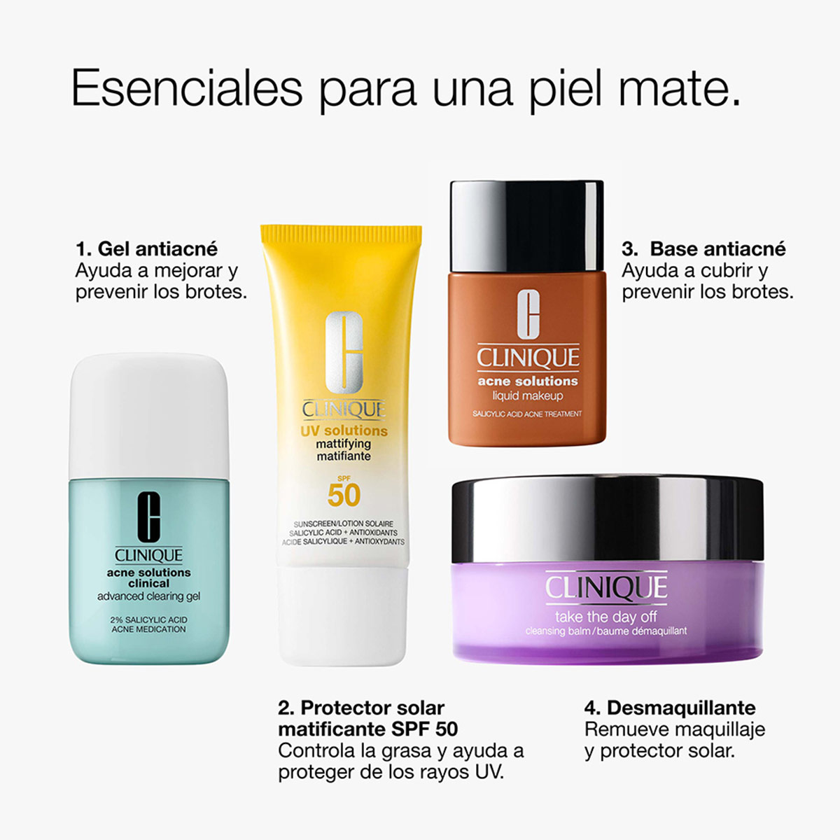 CLINIQUE UV SOLUTIONS™ PROTECTOR SOLAR MATIFICANTE SPF 50 50ML - 10