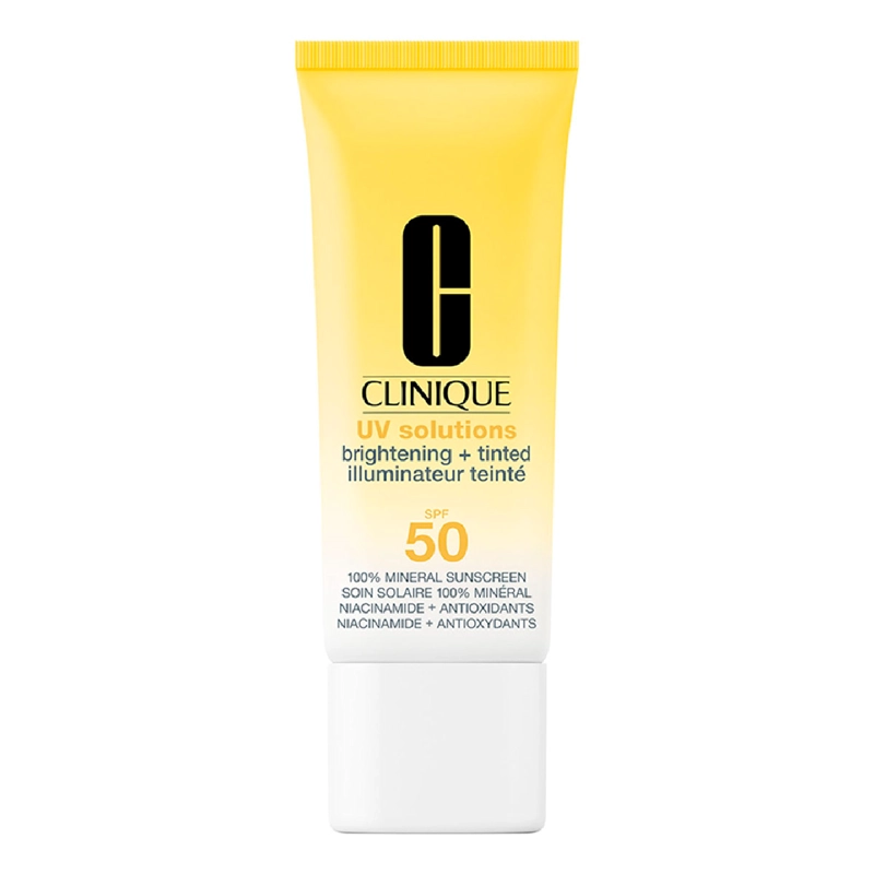 PROTECTOR SOLAR CLINIQUE UV SOLUTIONS BRIGHTENING+TINTED SUNSCREEN SPF50 40ML - 1