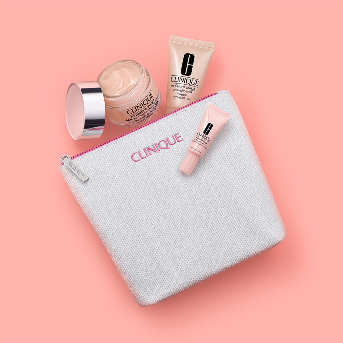 SET CLINIQUE MOISTURE SURGE DAY & NIGHT GLOW 50ML 30ML 5ML - 2
