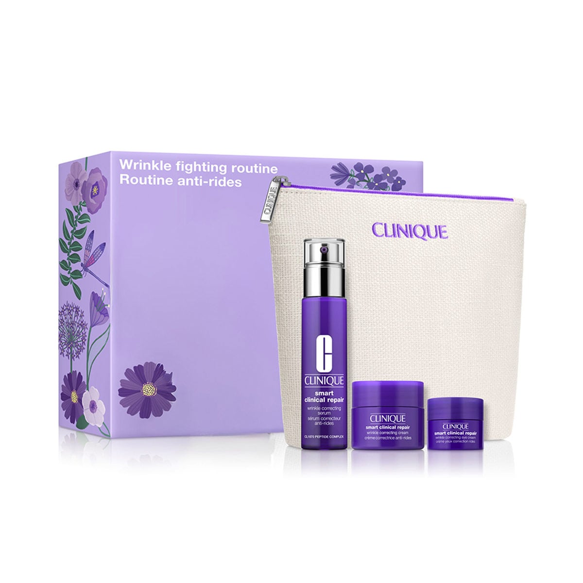 SET CLINIQUE SMART EXPERTOS ANTI-EDAD 50ML 10ML 5ML - 1