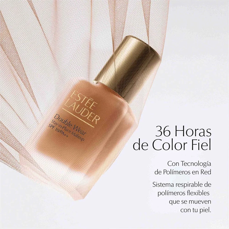 BASE DE MAQUILLAJE ESTÉE LAUDER DOUBLE WEAR STAY IN PLACE MAKE UP 5N1 RICH GINGER 30ML - 4