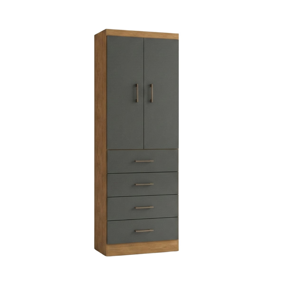 CLOSET EXIT 2 PUERTAS 4 CAJONES CAFÉ/NEGRO - 2