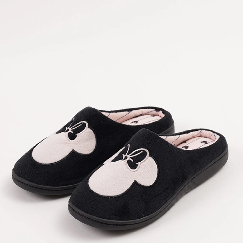 PANTUFLA MUJER MINNIE MOUSE NEGRO - 2