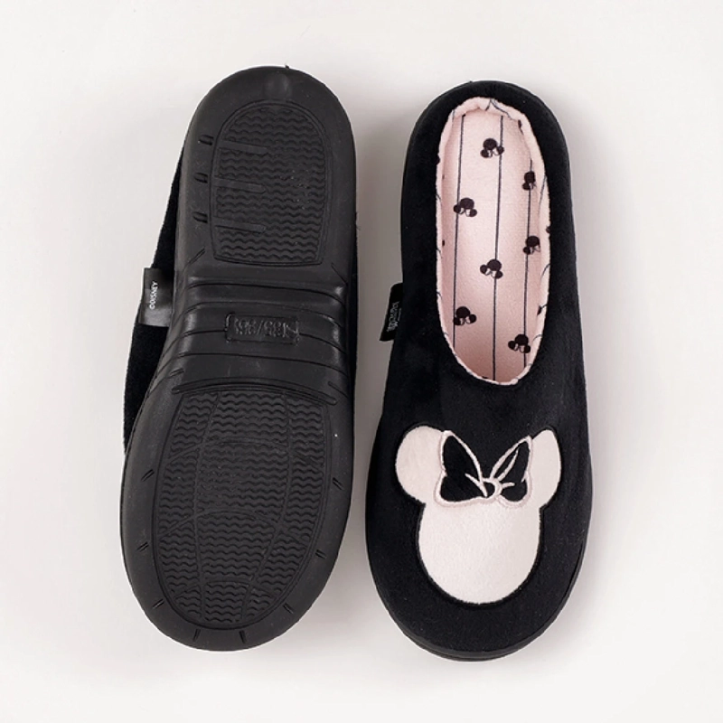 PANTUFLA MUJER MINNIE MOUSE NEGRO - 5