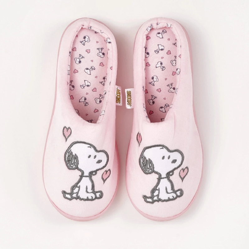 PANTUFLA MUJER SNOOPY ROSADO - 3