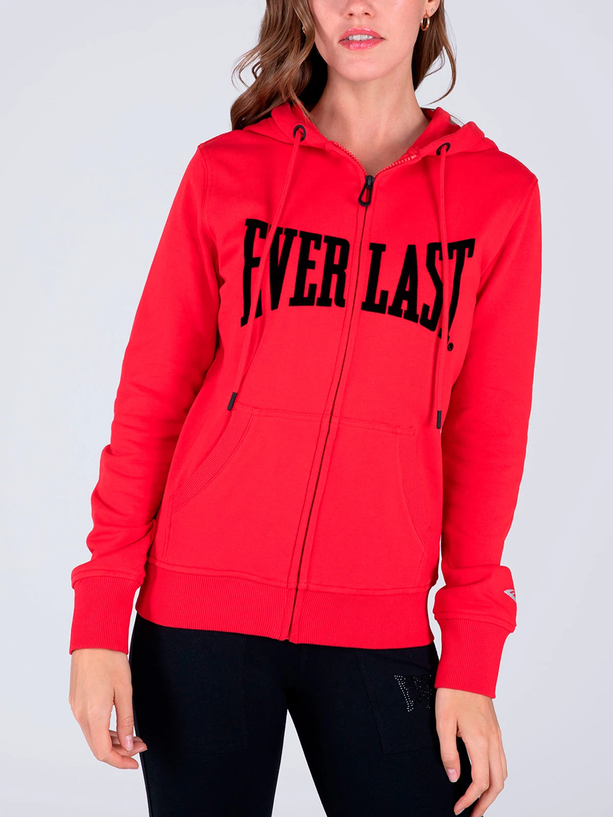 EVERLAST POLERON MUJER EVERLAST ALGODÓN CON GORRO
