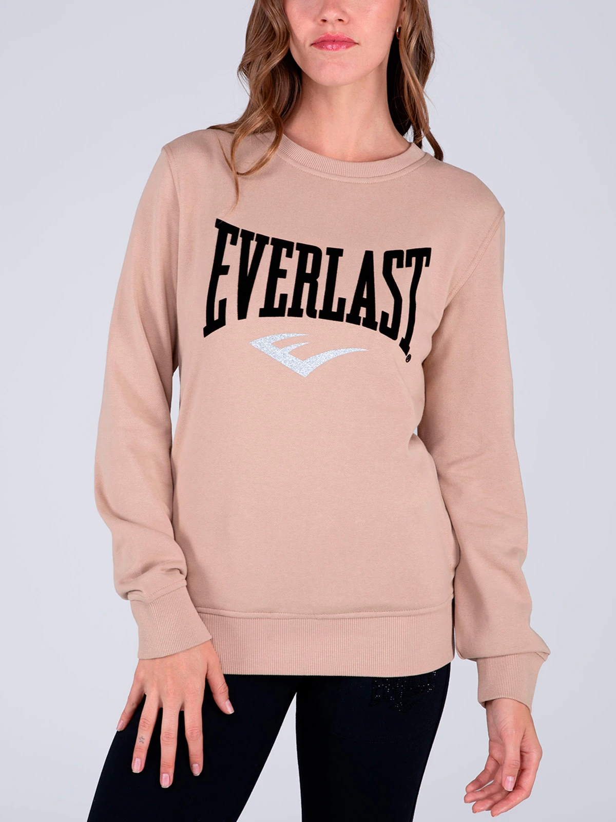 POLERON MUJER EVERLAST ALGODÓN BÁSICO - 1