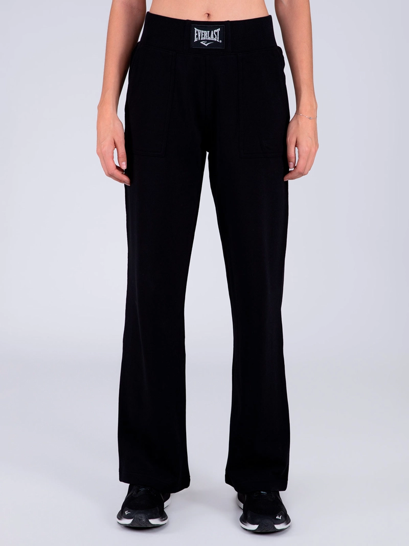 PANTALÓN BUZO MUJER EVERLAST BÁSICO - 1
