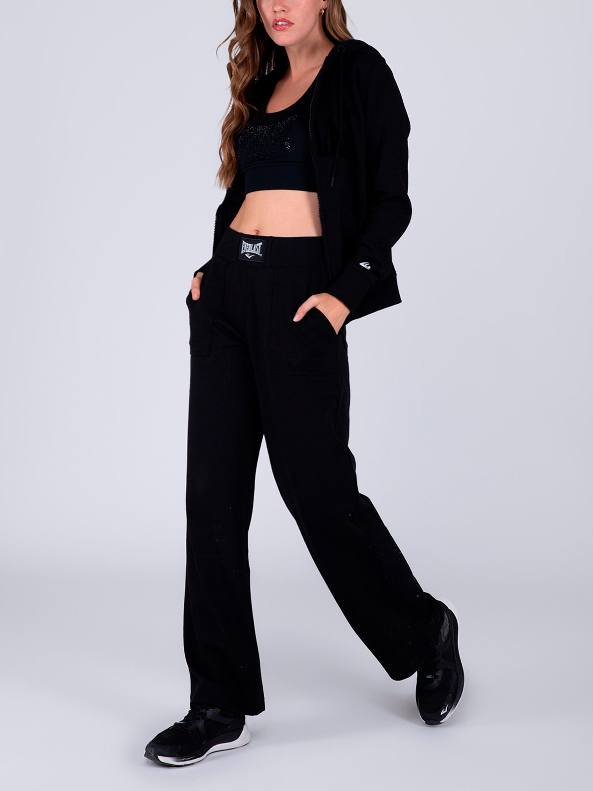 PANTALÓN BUZO MUJER EVERLAST BÁSICO - 5