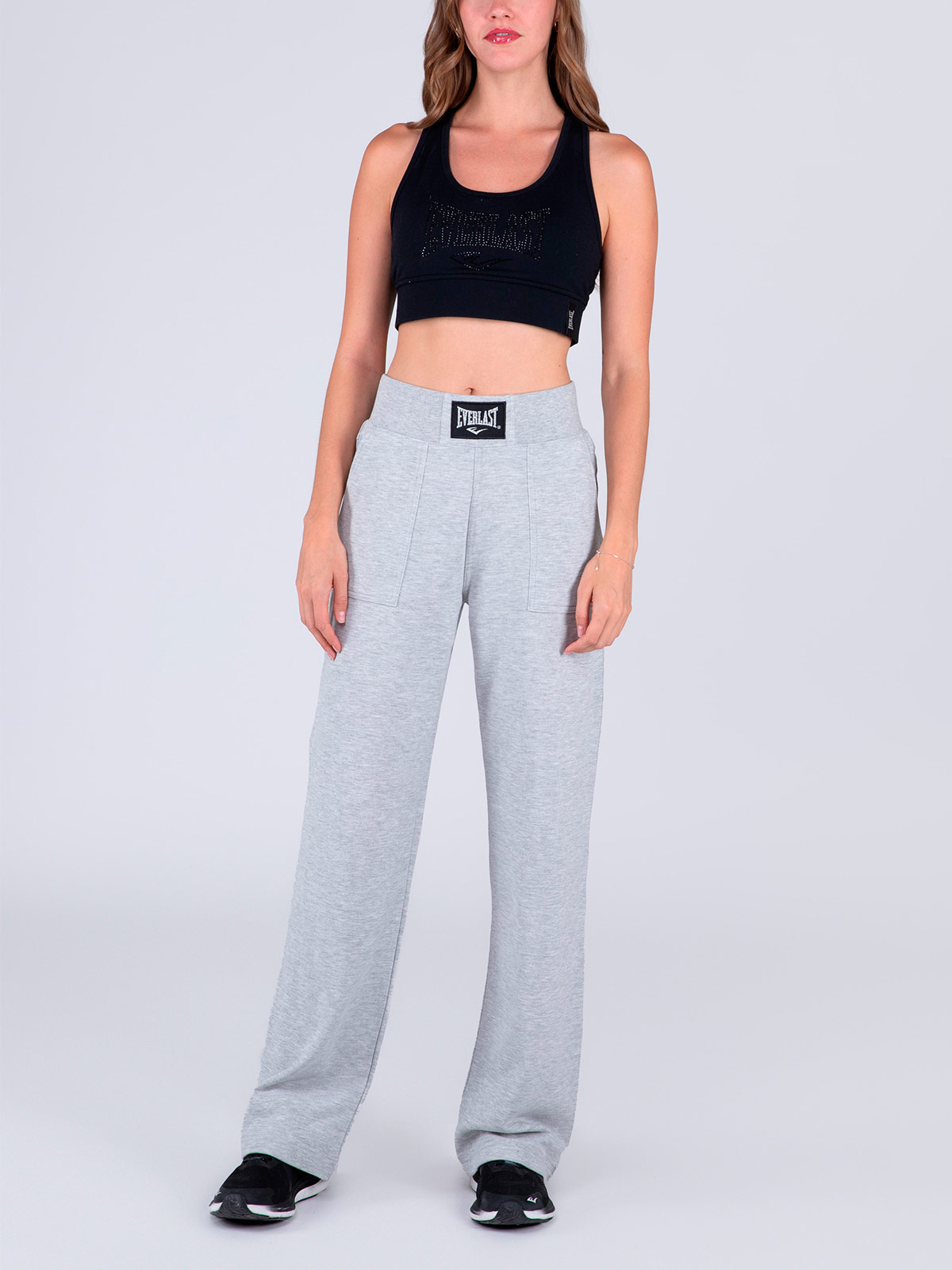 PANTALÓN BUZO MUJER EVERLAST BÁSICO - 4