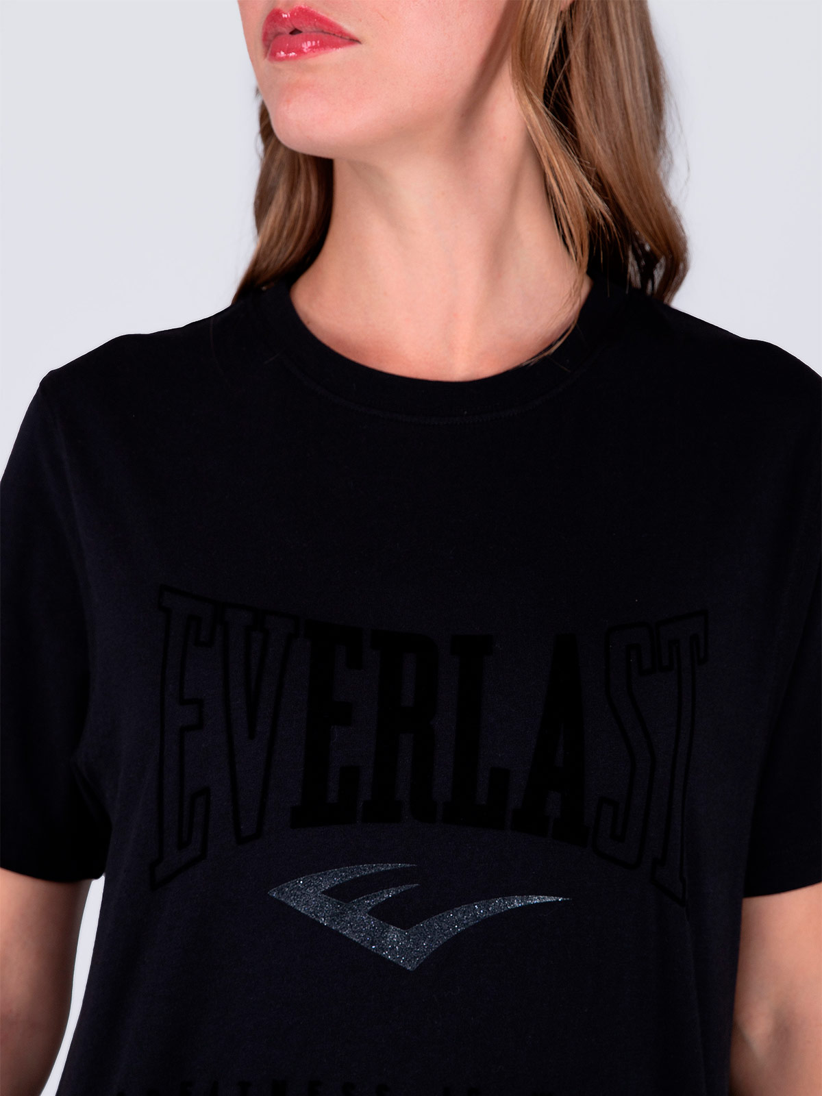 POLERA MUJER EVERLAST ALGODÓN MANGA CORTA - 3