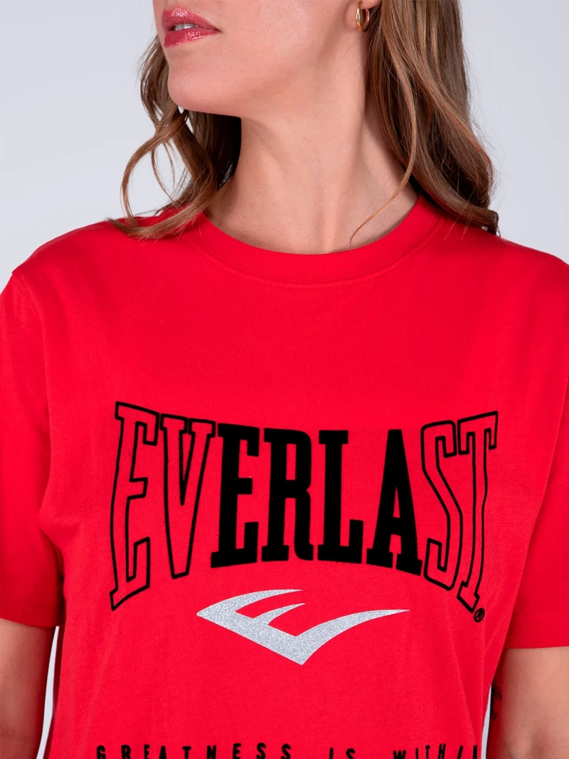POLERA MUJER EVERLAST ALGODÓN MANGA CORTA - 3