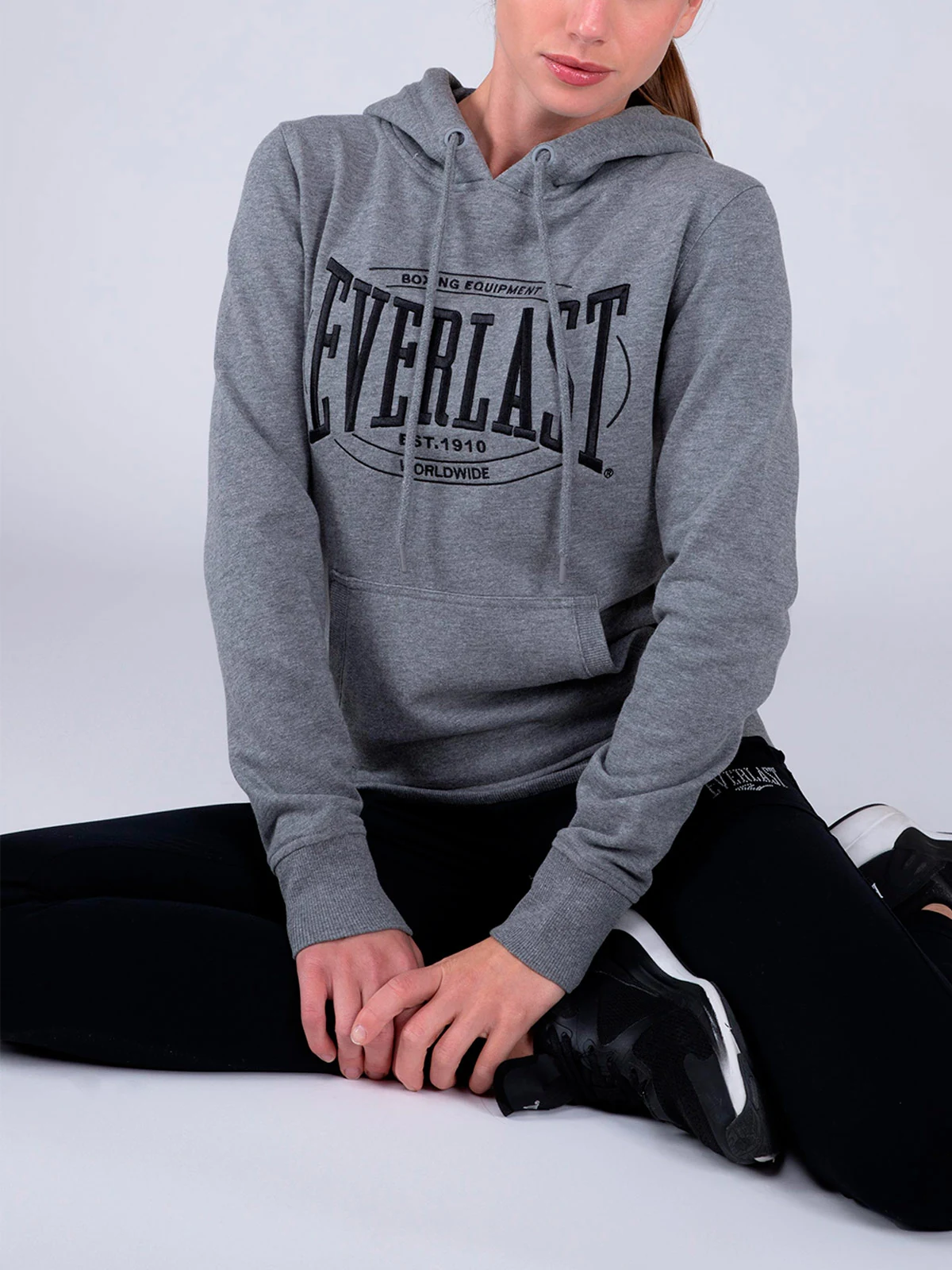 POLERON HOODIE MUJER EVERLAST - 5