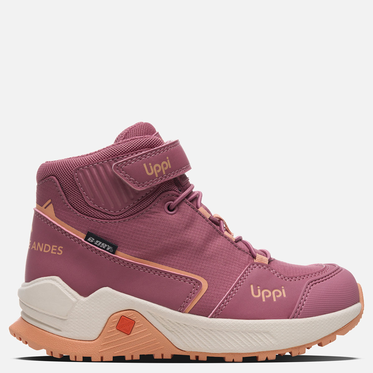 BOTINES NIÑA LIPPI ROSADO MOTION MID KIDS B-DRY - 1