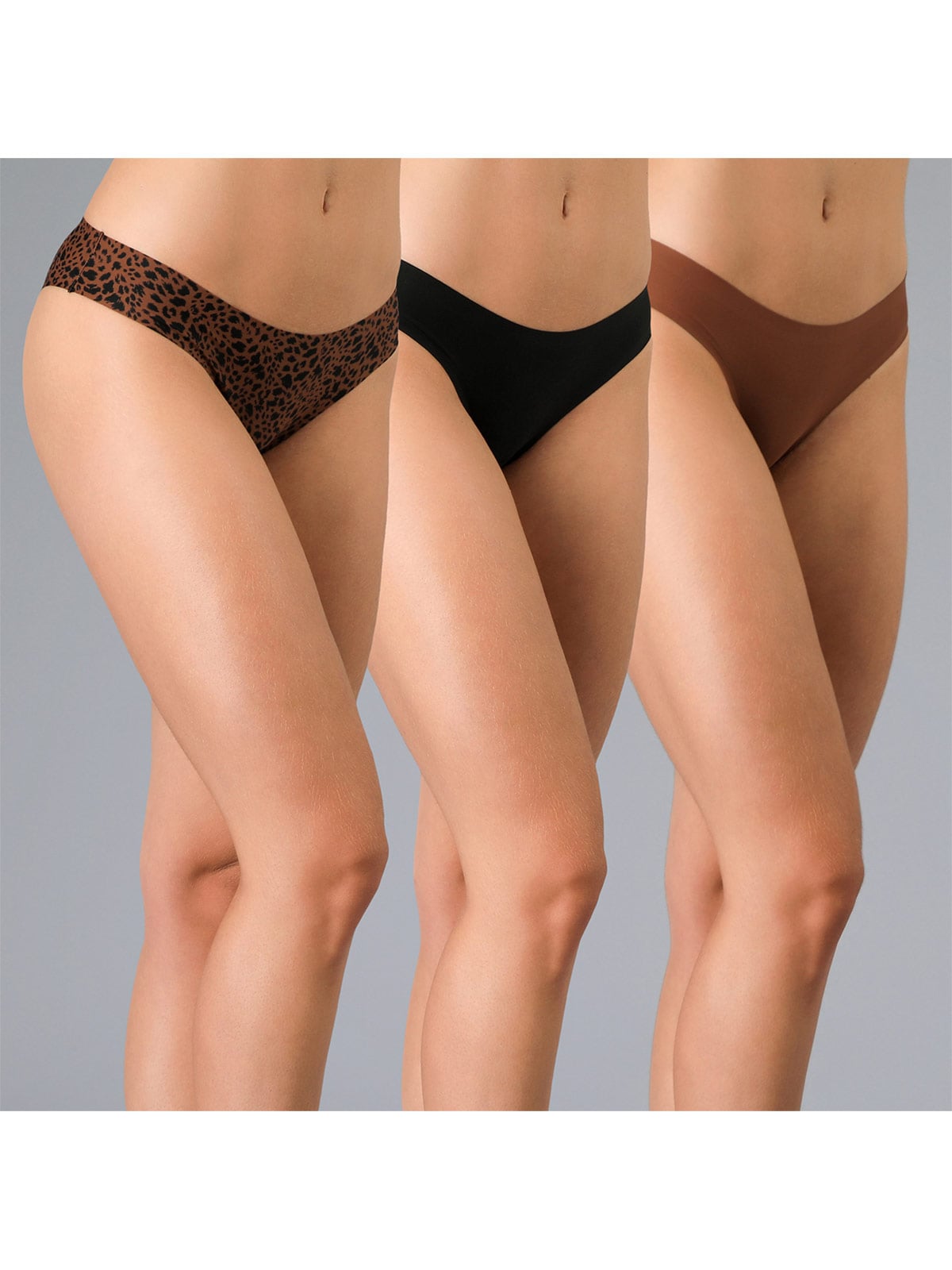 PACK 3 CALZONES BIKINI FLORES MICROPRINT BONDED - 1