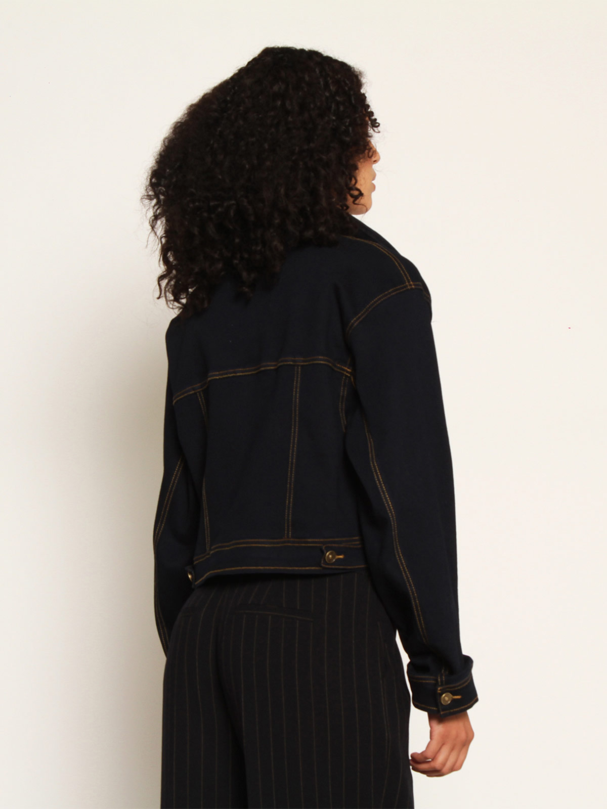 CHAQUETA MUJER WADOS ALGODÓN MANGA LARGA DENIM BOLSILLOS - 4