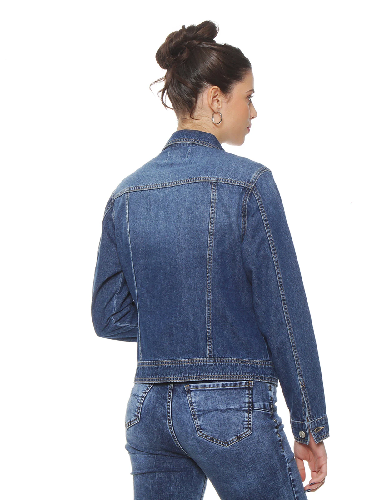 CHAQUETA MUJER WADOS ALGODÓN MANGA LARGA DENIM ABOTONADA - 4