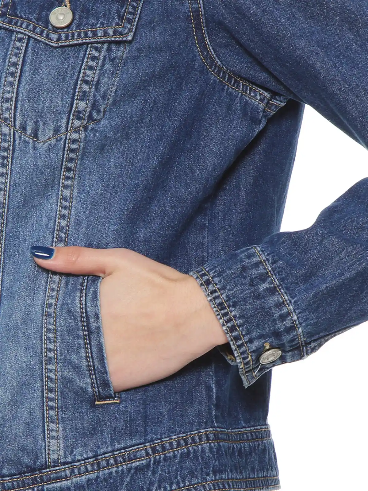 CHAQUETA MUJER WADOS ALGODÓN MANGA LARGA DENIM ABOTONADA - 6
