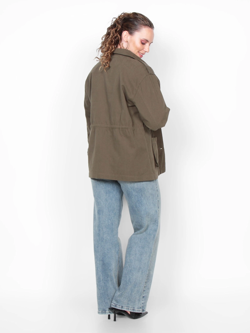 CHAQUETA MUJER WADOS ALGODÓN MANGA LARGA ABOTONADA - 4