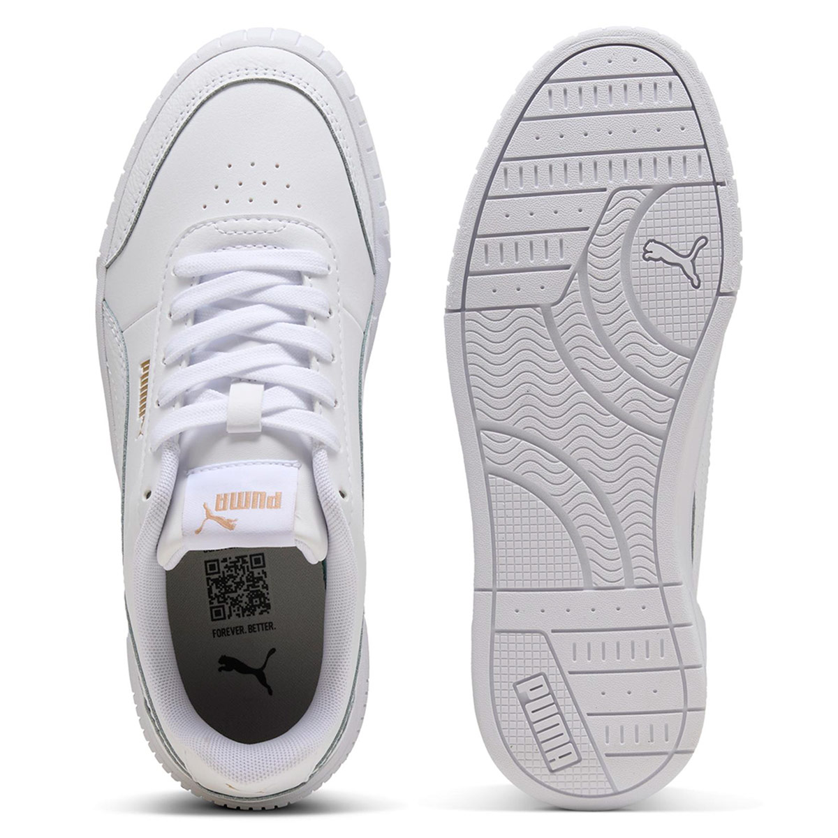 ZAPATILLAS NIÑO PUMA CASUALES BLANCO CARINA MIA - 4