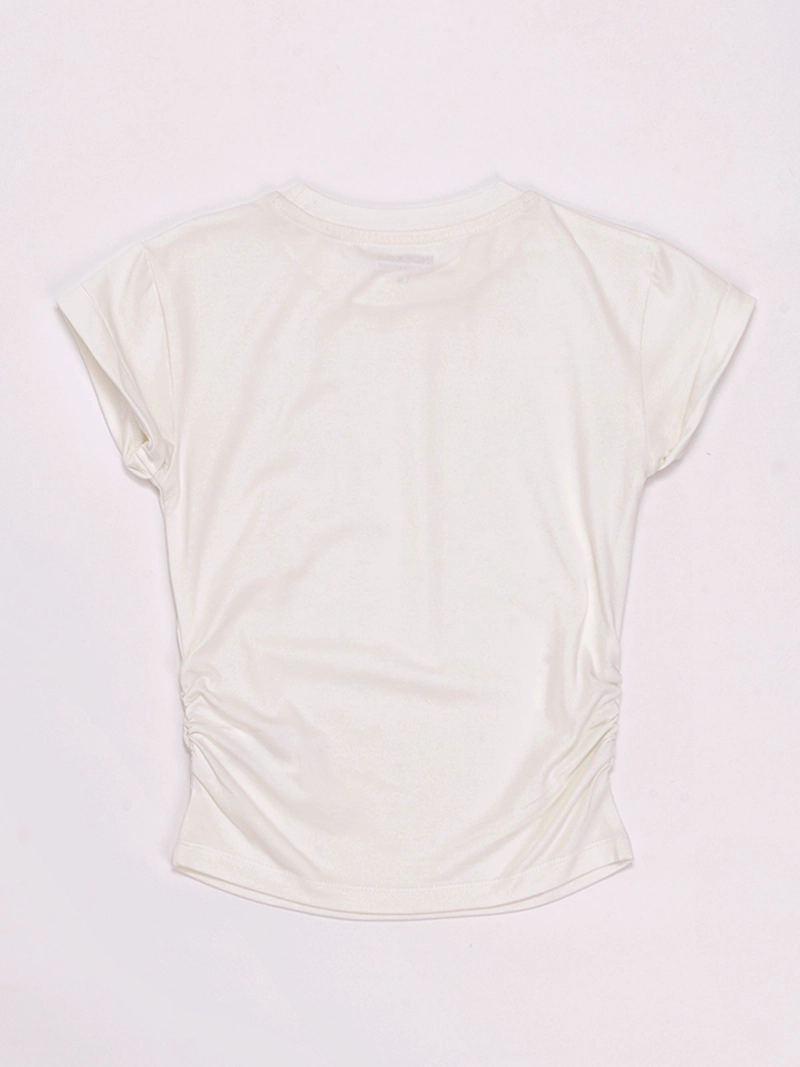 POLERA NIÑA INDEX TEEN MANGA CORTA RECOGIDO - 2