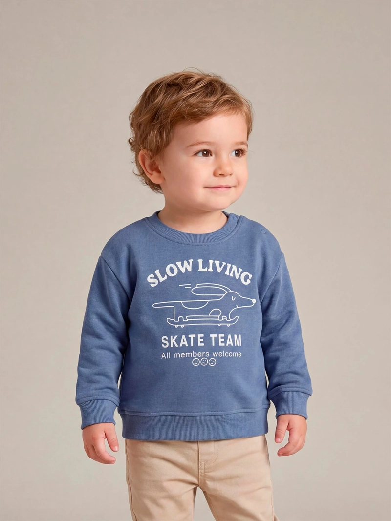 POLERÓN NIÑO BABY HARVEST ALGODÓN ESTAMPADO - 1