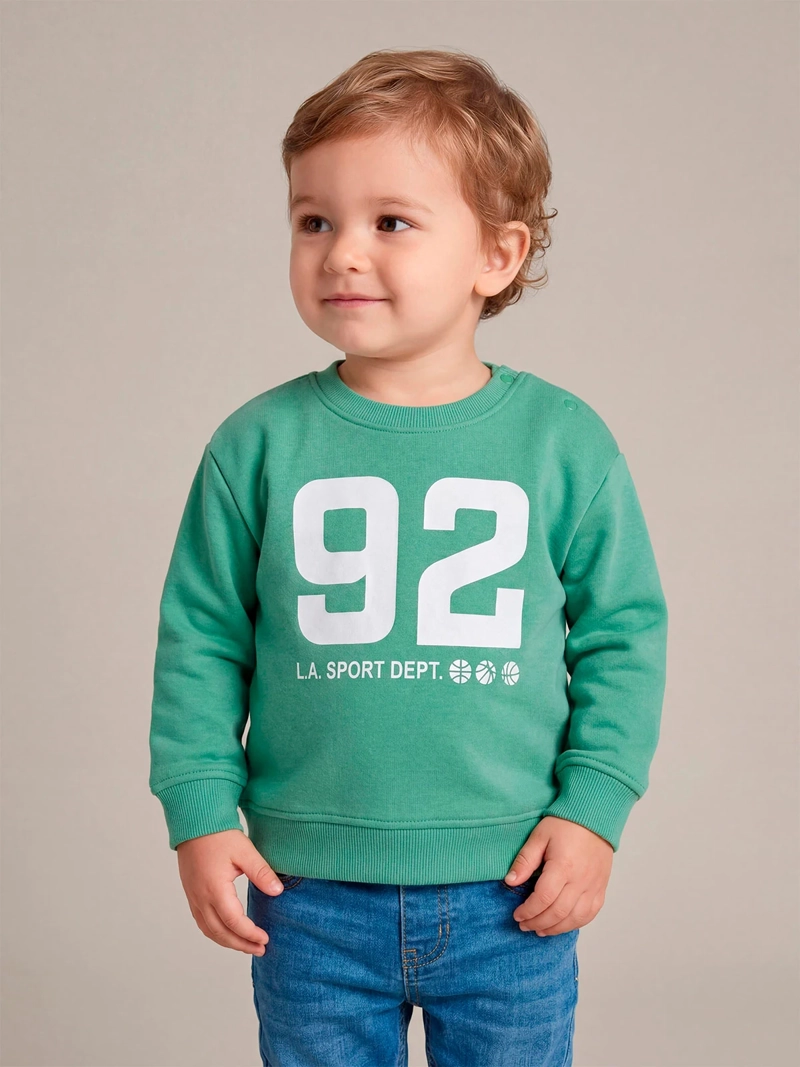 POLERÓN NIÑO BABY HARVEST ALGODÓN ESTAMPADO - 1